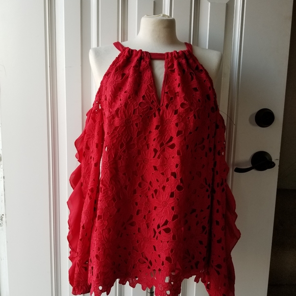 INC International Concepts Tops - INC Cold Shoulder Blouse